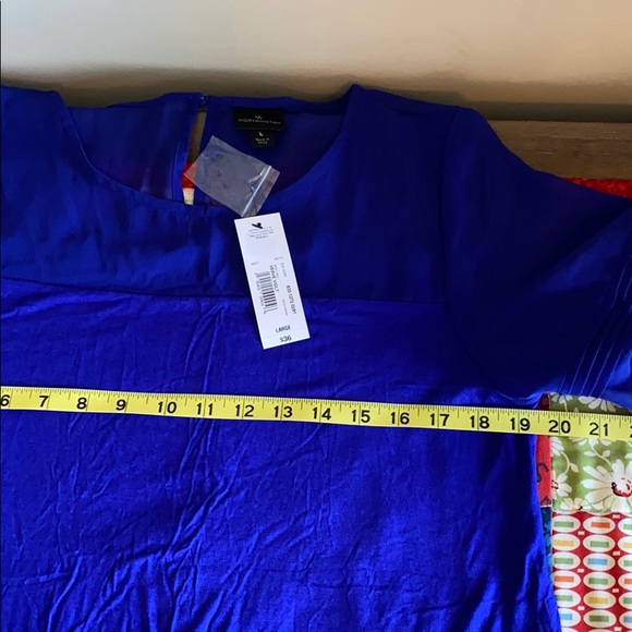 NWT Worthington lightweight cobalt blue top - Picture 7 of 9